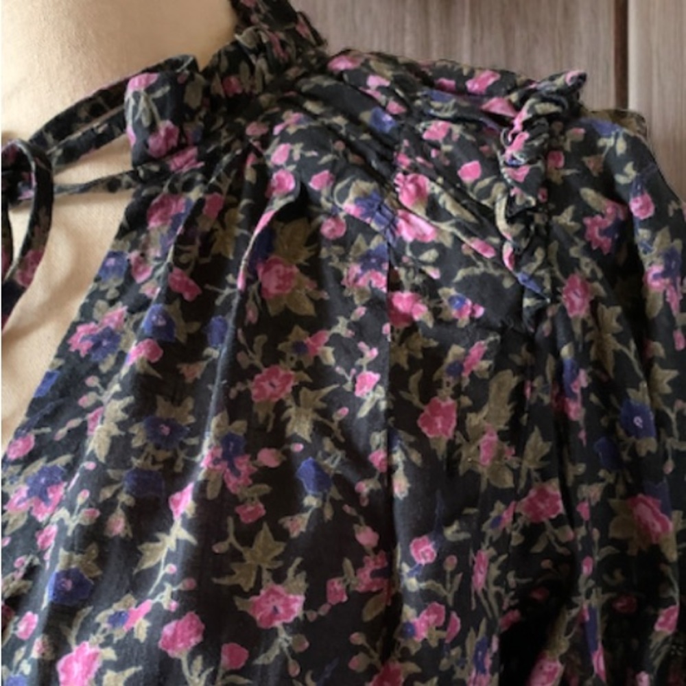Free People Meant To Be Floral Cotton Blouse - Picture 12 of 13